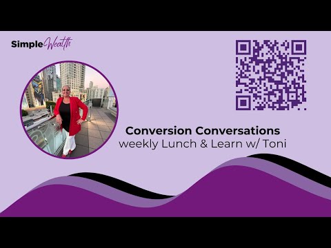 Conversion Conversations / Lunch and Learn with Toni Vanschoyck [Video]