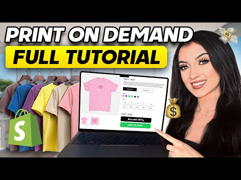 How to Start Print on Demand in 2024 (STEP BY STEP) FREE COURSE [Video]