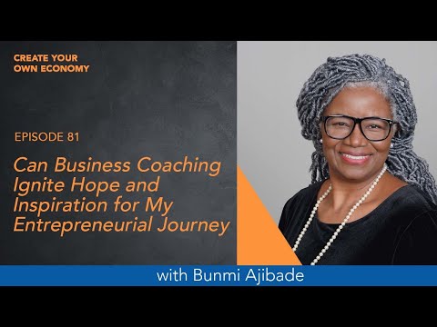 Episode 81   Can business coaching ignite hope and inspiration for my entrepreneurial journey? [Video]