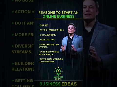 Reasons To Start An Online Business | Business Ideas💡#business [Video]