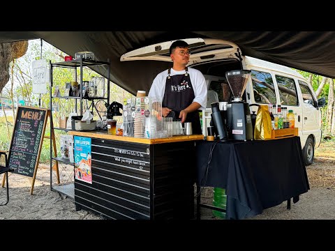 Cafe Vlog Mini Coffee Shop Van Bar Mobile Kei Car Kopi Barista Dream Small Business Ideas Relax Mood [Video]