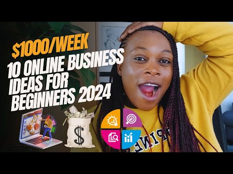 Best 10 Online Business Ideas for Beginners 2024 [Video]