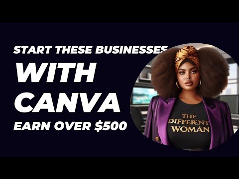 You could be making over $500 weekly with these Canva Business Ideas to start with no capital today [Video]