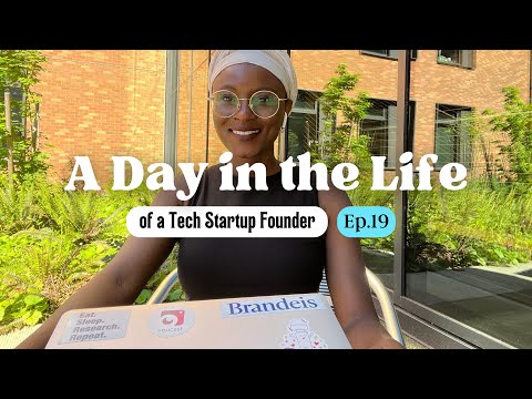 Day in the Life of a Tech Startup Founder (Ep.19) Women Business Competition Judge, Black Founder [Video]