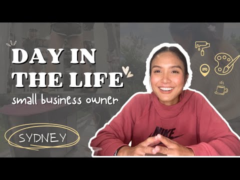 A Day in the Life of a Sydney Small Business Owner in My Late 20s👩🏻‍🎨 Challenges & Triumphs [Video]