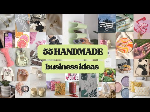 55 Handmade Business Ideas You Can Start At Home | DIY Crafts & Handmade Products to Sell [Video]