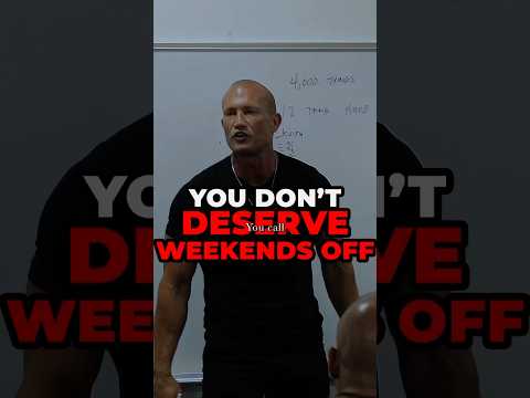 YOU DON’T DESERVE WEEKENDS OFF // ANDY ELLIOTT // [Video]
