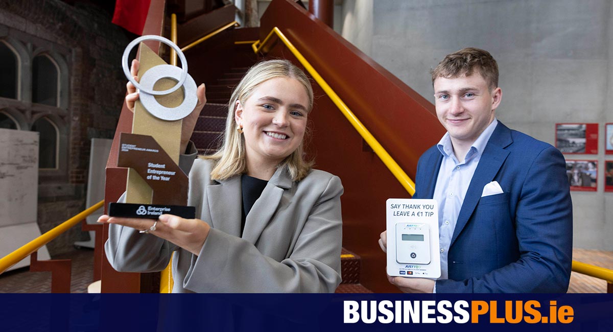 JustTip crown winners of Enterprise Ireland Student Entrepreneur Awards [Video]