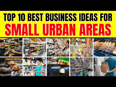 Top 10 Best Business Ideas for Small Urban Areas || Innovative Business Ideas for Small Cities 🌆 [Video]