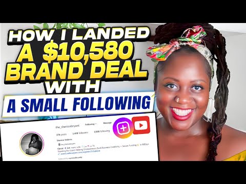 How To Get PAID Brand Deals With a SMALL Following [Video]
