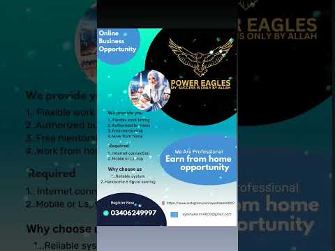 Online Business opportunity at home 🏡😀❤️#online #onlinebusiness #teampowereeagle#ayeshaamir0097 [Video]