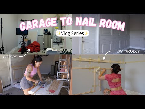 Transforming My Garage into a Dream Nail Room | Manifesting My Dream Life [Video]