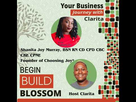 Episode 19: Shanita Joy Murray, Founder of Choosing Joy (PART 1 of 2) [Video]