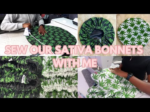 SEW OUR SATIVA BONNETS WITH ME | SMALL BUSINESS | ENTREPRENEUR LIFE [Video]