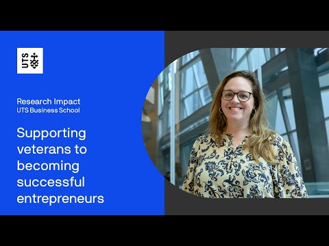 Supporting veterans to becoming successful entrepreneurs [Video]