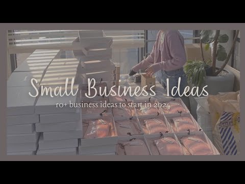 small business ideas to start in 2024 |10+profitable business ideas for you#smallbusiness#aesthetic [Video]