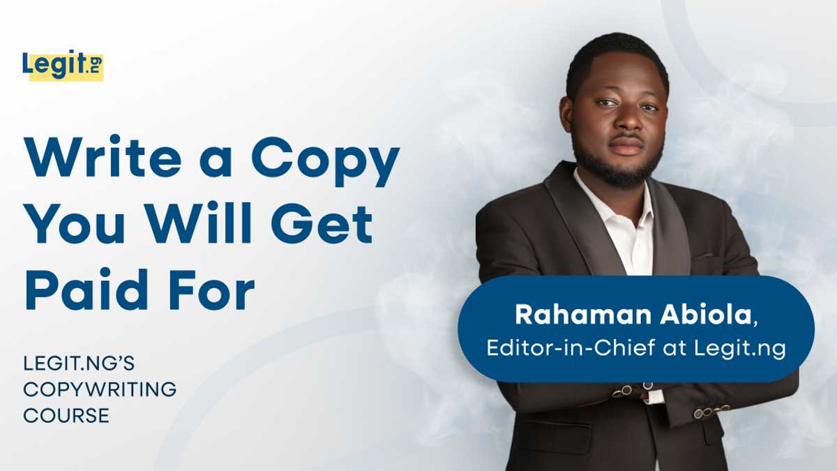 Write to Sell: Legit.ng Launches Practical and Affordable Copywriting Course [Video]