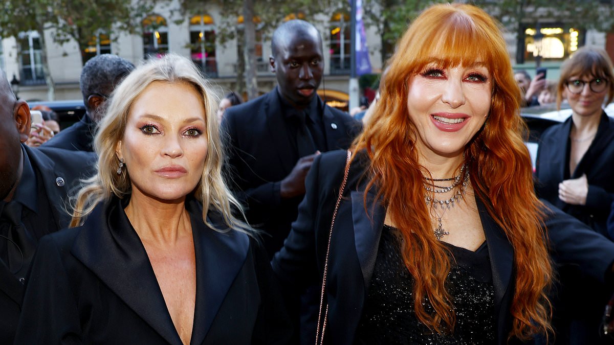 Kate Moss, 50, shows off her youthful appearance as she links arms with close pal Charlotte Tilbury, 51, during shopping trip in Paris [Video]